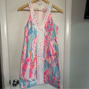 Lilly Pulitzer Lynn Shift Dress. Size 2. “Out to “Sea Pattern.